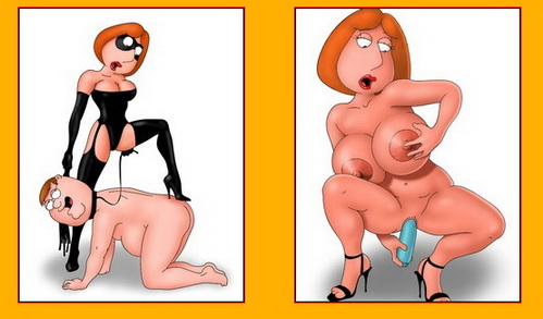 Watch Lois Griffin strip and dominate her fat hubby