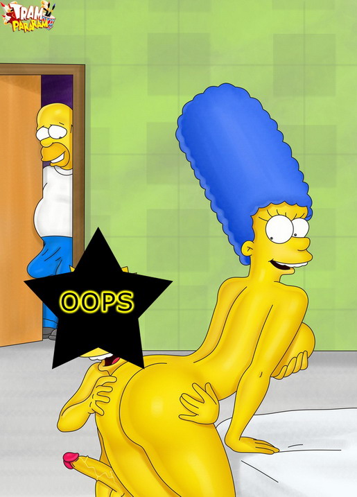 Trampararam presents sexy Marge Simpson | Tram Pararam sex cartoon